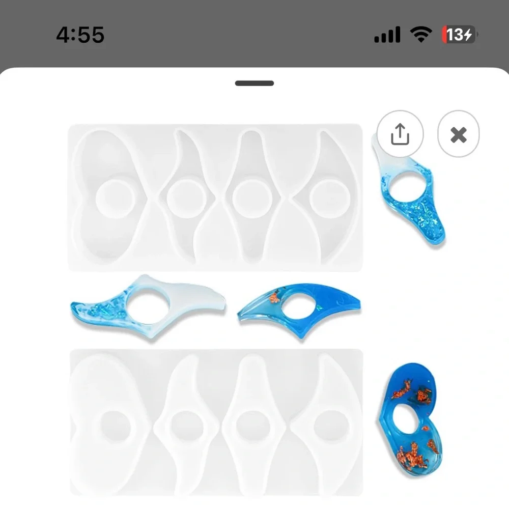 Epoxy resin Silicone mold Set